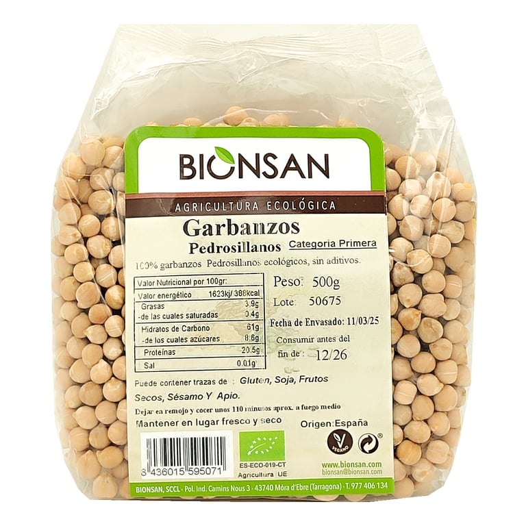 Garbanzos Pedrosillanos Ecológicos