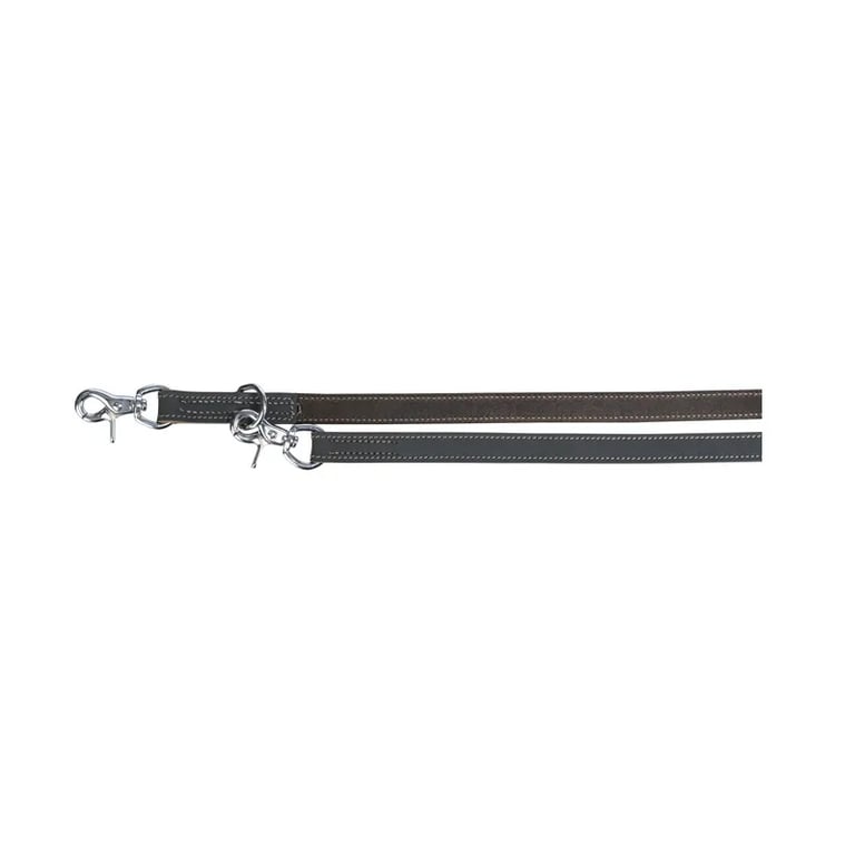 Laisse Rustic Ajustable Cuir Gris 2 m