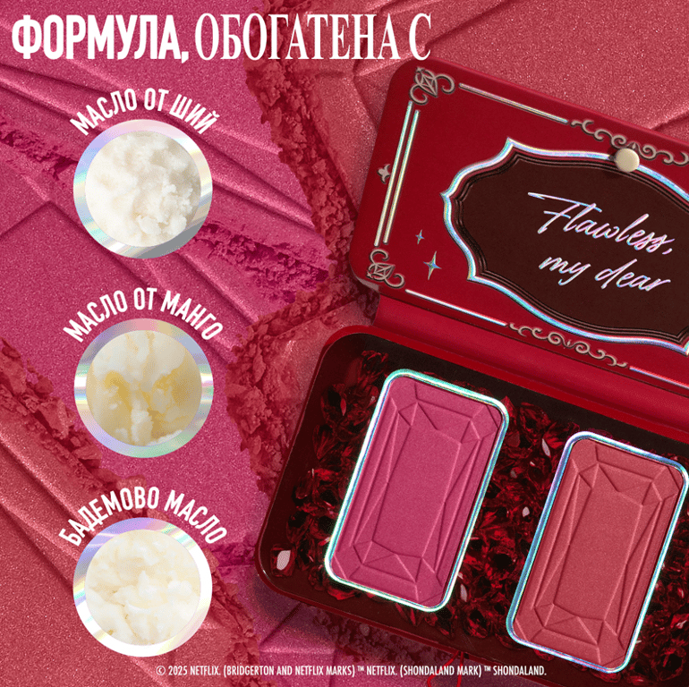 Bridgerton Royal Blush Palette #The Queen da NYX