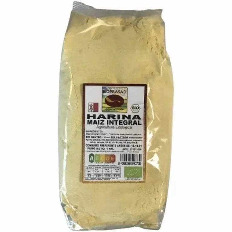 Harina Maíz Sin Gluten Int Bio