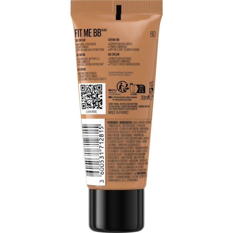 Fit Me BB Cream #60 - imagen 3 de 7