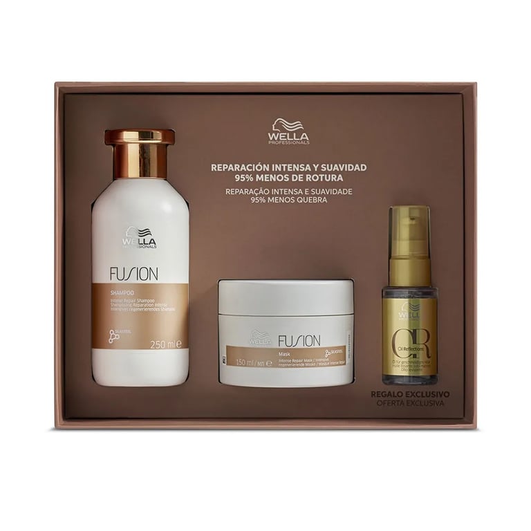 Pack Beschädigte Fusion Shampoo + Maske + Öl
