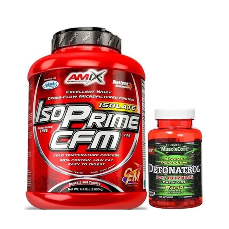 Pack Regalo Isoprime CFM Isolate 2 kg + Detonatrol 30 Capsule