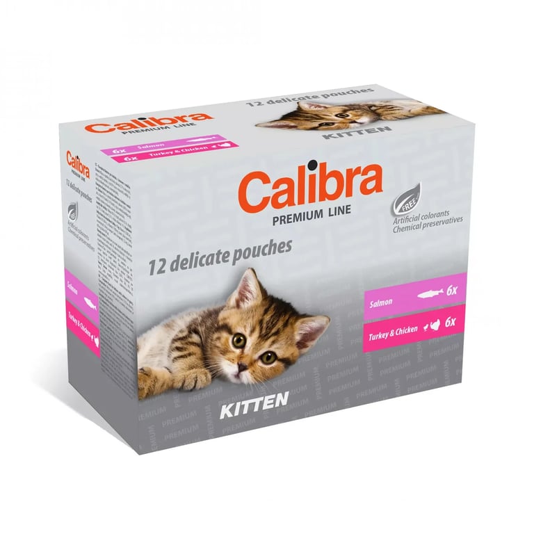 Cat Kitten Premium Line Saumon Dinde Poulet