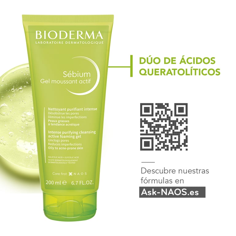 Sébium Gel Moussant Actif 200 ml de Bioderma