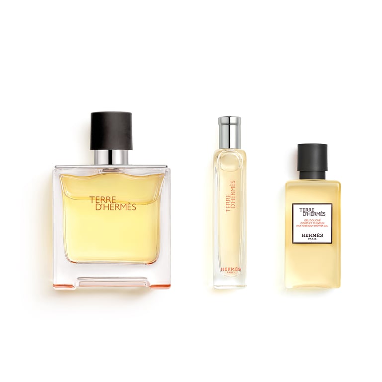 Terre D'Hermes Parfum 75 ml + Parfum Mini 15 ml + Gel 40 ml Pack von Hermès