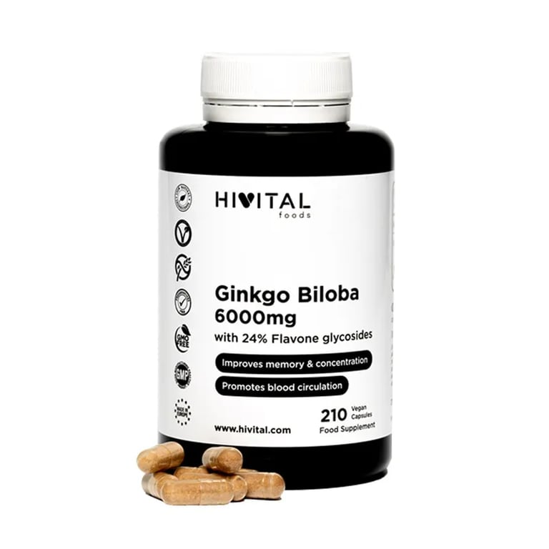 Ginkgo Biloba 6000 Mg