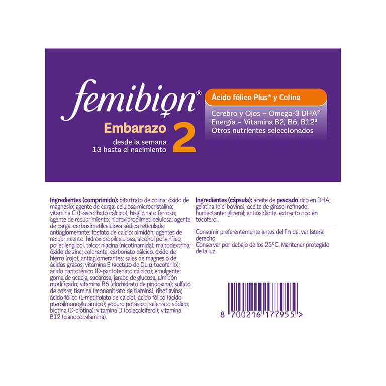 FEMIBION 2 PRONATAL 28 Tabs de Femibion