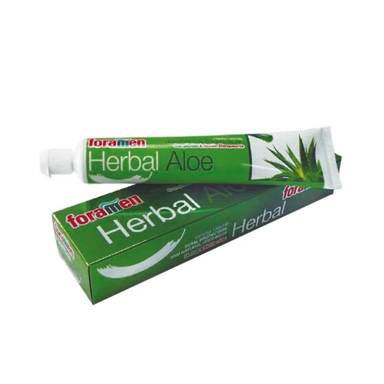 Herbal Aloe Crema Dental Blanqueante