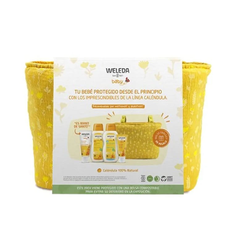 Set Baby 5 Piezas Crema Pañal Caléndula 75 ml