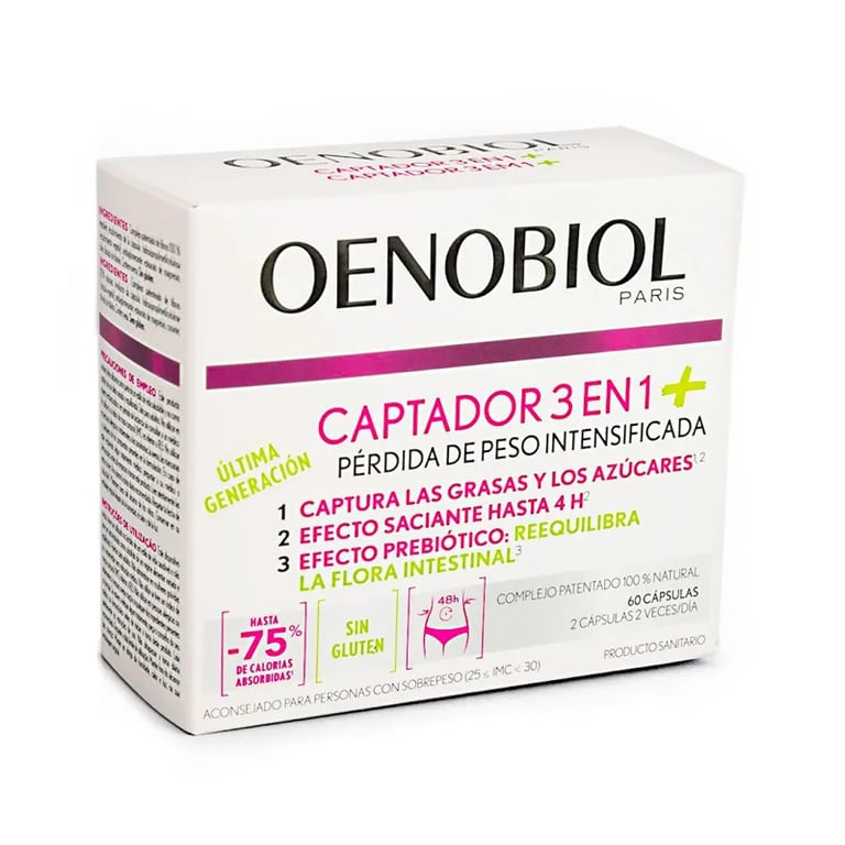OENOBIOL CAPTADOR DE GRASAS 3 EN 1 PLUS