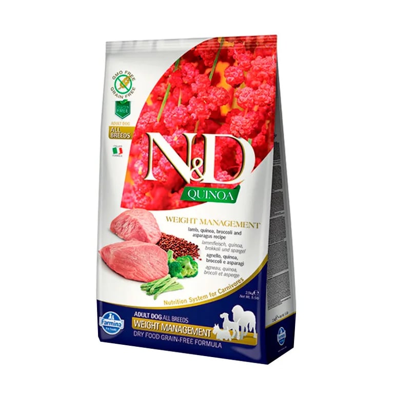 Pienso Perro ND Weight Management Quinoa Lam en Broccoli