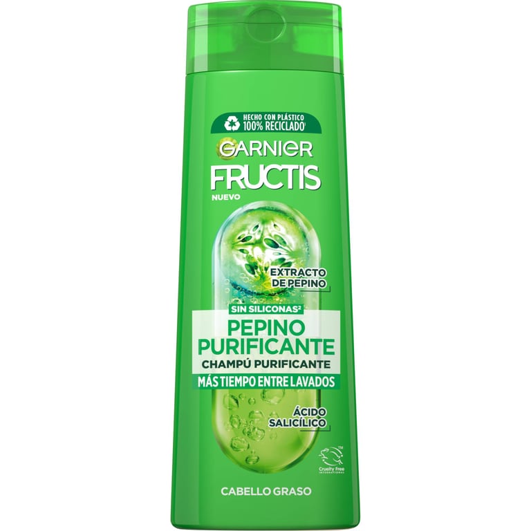 Fructis Pure Fresh Concombre Purifiant Shampooing Fortifiant 360 ml de Garnier