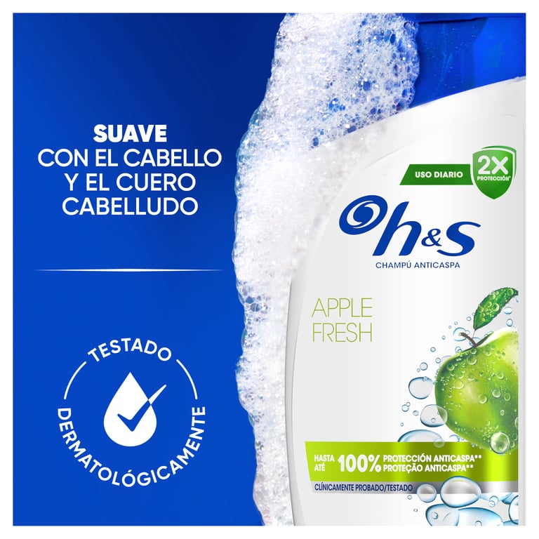 H&S Champô Anticaspa Apple Fresh 330 ml da Head & Shoulders