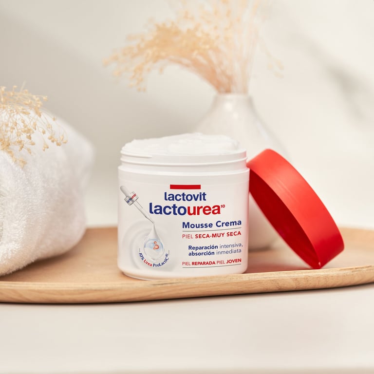 Lactourea Mousse Crème Peau Sèche Très Sèche 400 ml de Lactovit