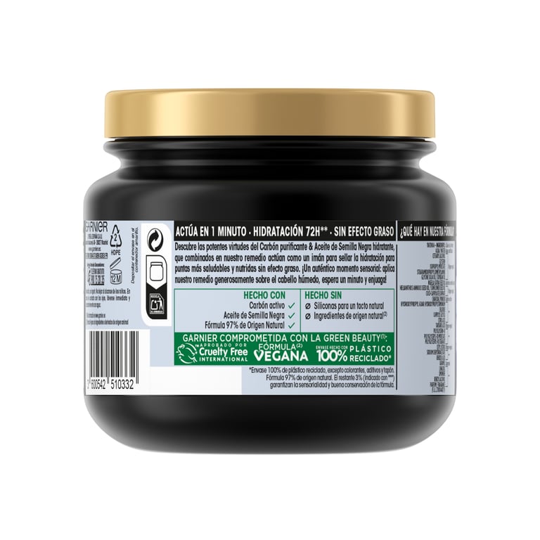 Original Remedies Hair Remedy Aktivkohle-Maske 340 ml von Garnier