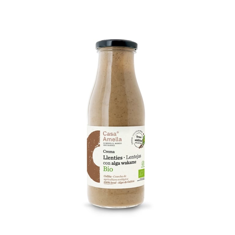Crema Lentejas con Alga Wakame Eco Sin Gluten 490ml