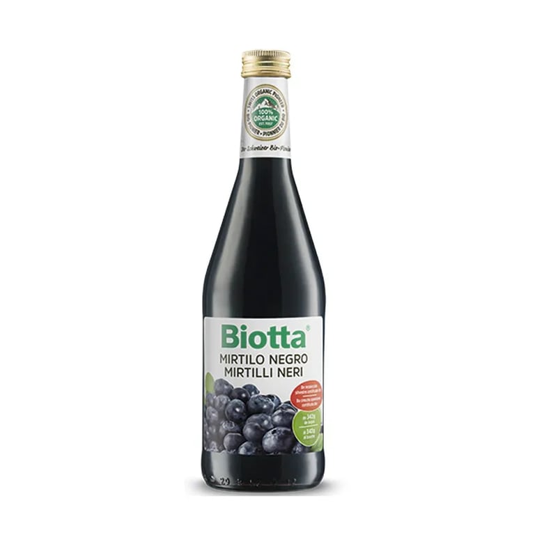 BIOTTA JUGO MIRTILO NEGRO BIO
