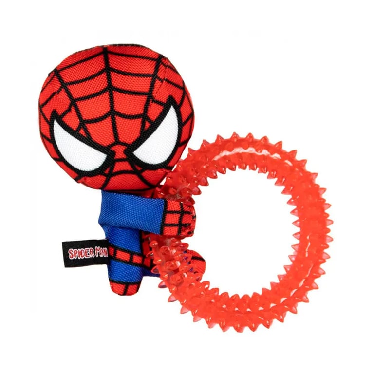 Mordedor Aro Para Perro Spiderman