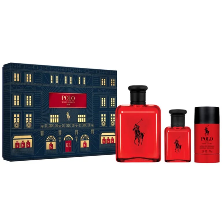 Polo Red EDT 125 ml + EDT Mini 40 ml + Desodorante 75g