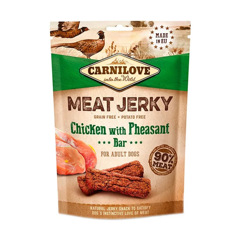 Jerky Huhn und Faisan Riegel