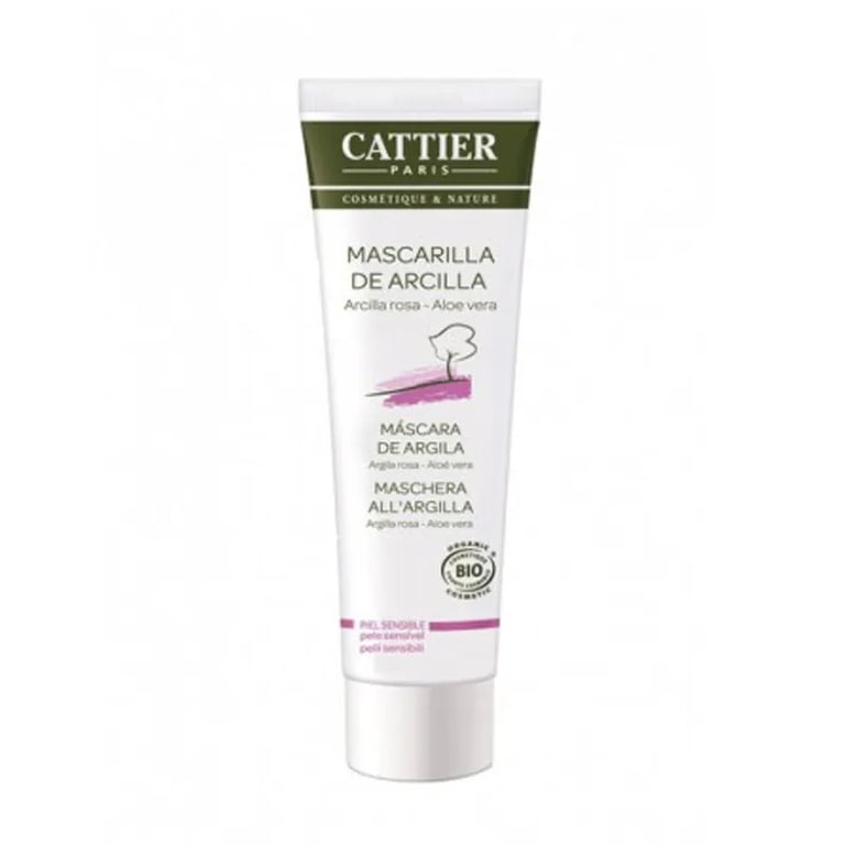 Masque Argile Rose Peaux Sensibles Bio
