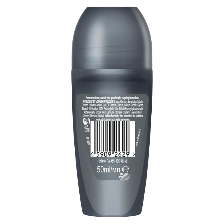 Men +Care Déodorant Invisible Dry 72H 50 ml de Dove