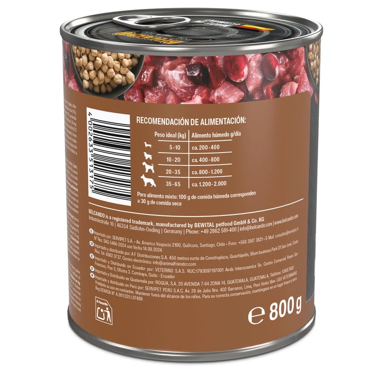 Belcando Ibérico com Grão-de-Bico e Mirtilos - imagen 2 de 3