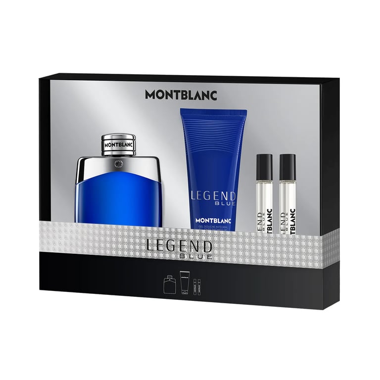 Legend Blue EDP 100 ml + Gel de Ducha 100 ml + EDP 7,5 ml x2