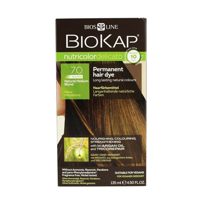 Nutricolordelicato Tinta Biondo Medio Naturale Bio 7
