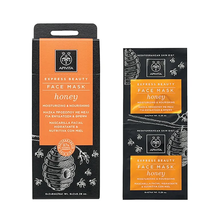 Apivita Express Beauty Feuchtigkeitsspendende Gesichtsmaske Mit Honig