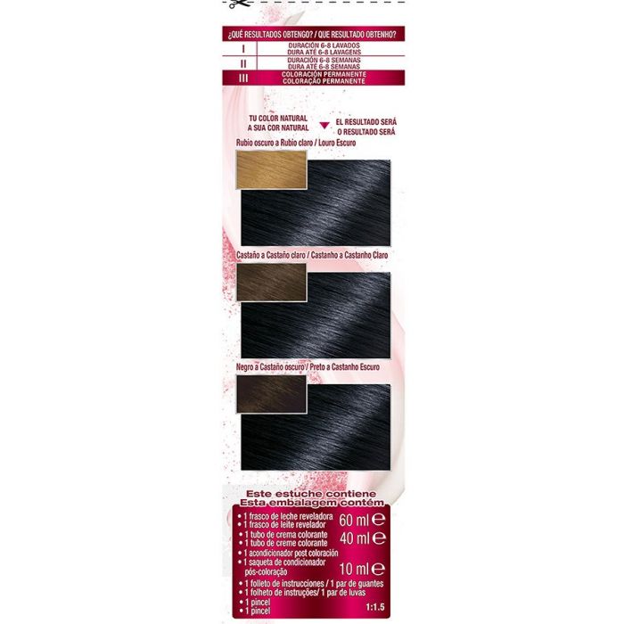 Color Sensation #2,10 Noir Bleuté de Garnier