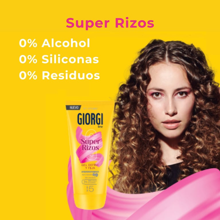 Super Boucles Gel Définit Et Fixe 5 170 ml de Giorgi