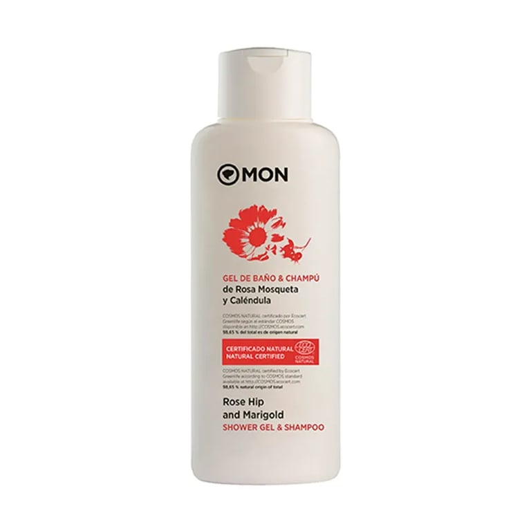 Gel Douche et Shampooing Rose Musquée et Calendula