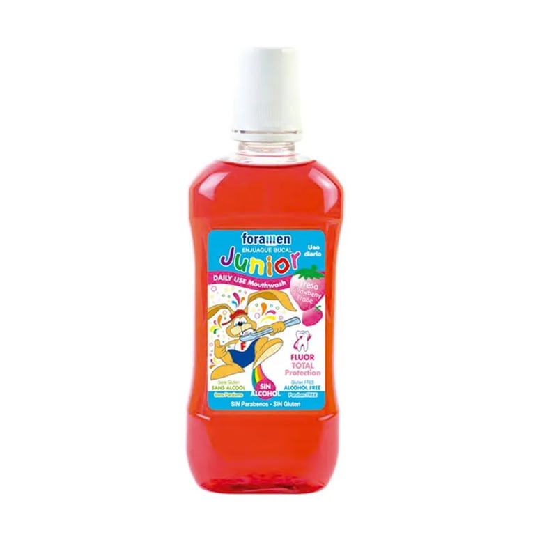 Enjuague Bucal Junior Fluor Total Fresa