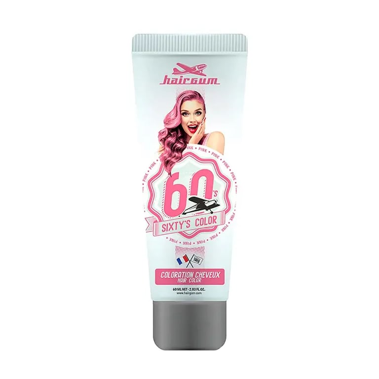 Sixty'S Color Hair Color #Pink