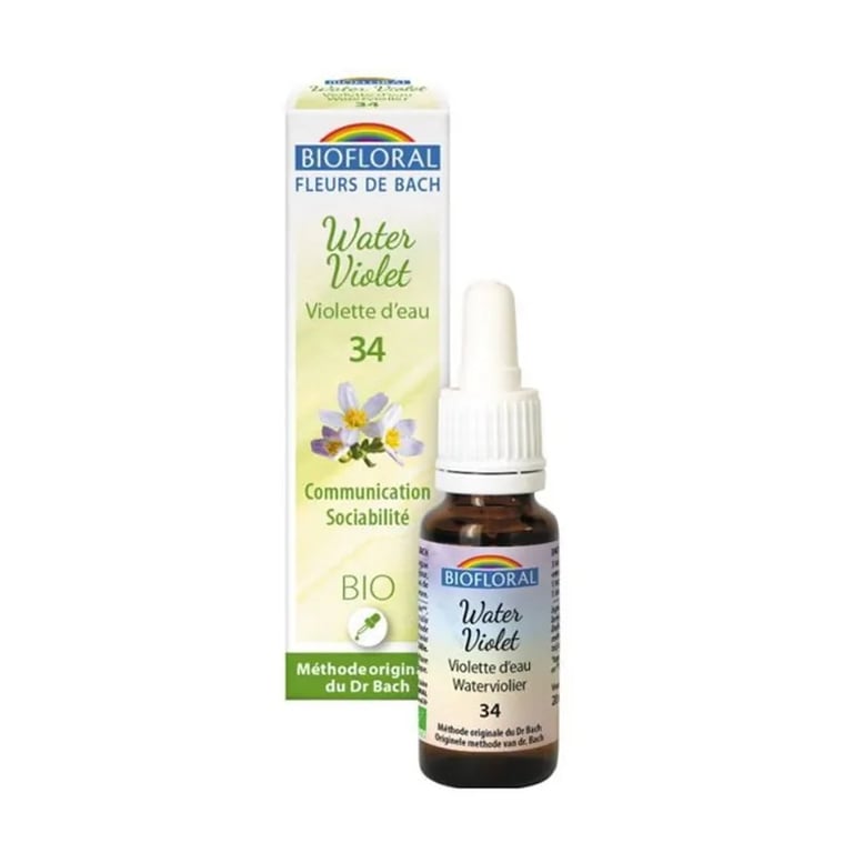 Flores De Bach 34 Water Violet Bio