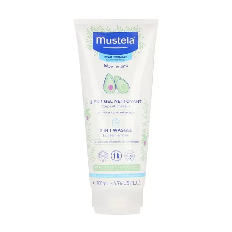 Bébé Gel Nettoyant 2 en 1 Cheveux et Corps