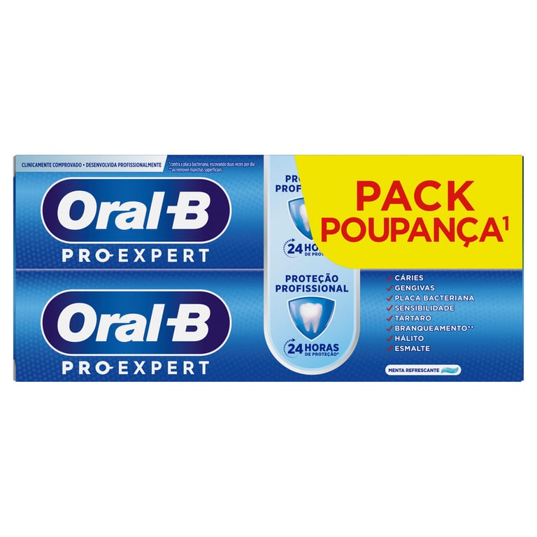 Oral-B Pro-Expert Menta Refrescante 2 Unds 100 ml da Oral-B