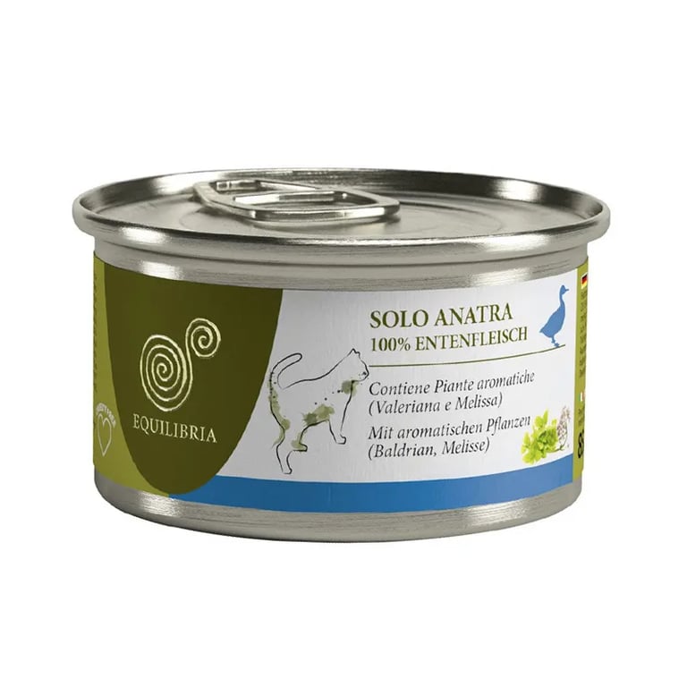 Equilibria Cat Comida Húmeda Solo Pato 85g