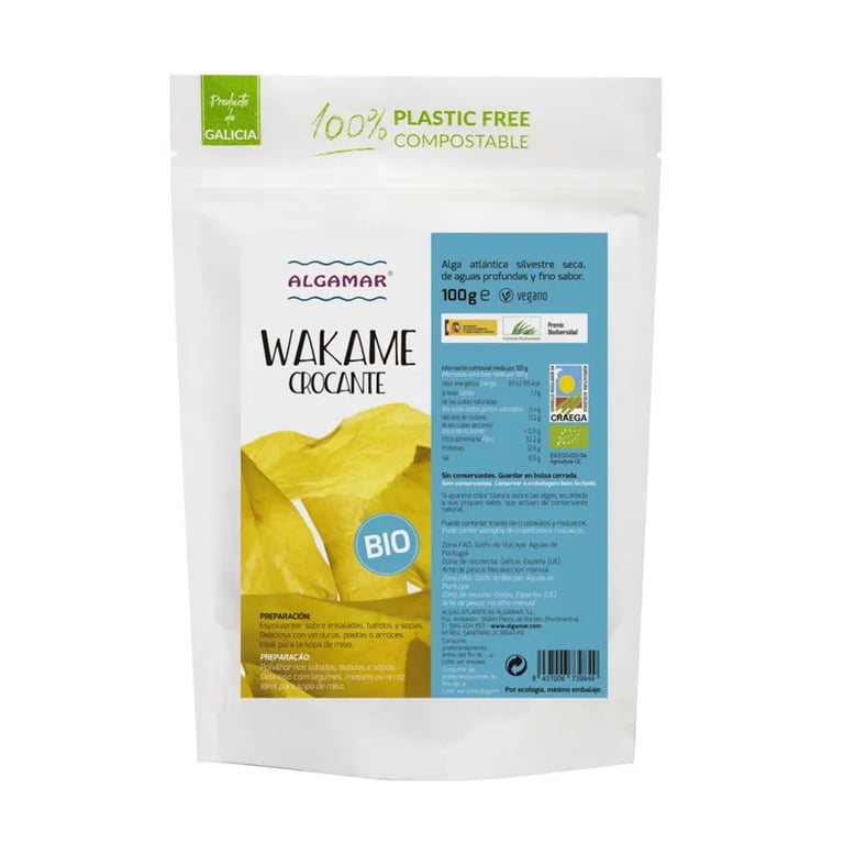 Alga Wakame Crocante Bio