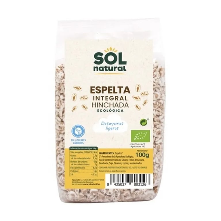 Espelta Integral Hinchada Bio