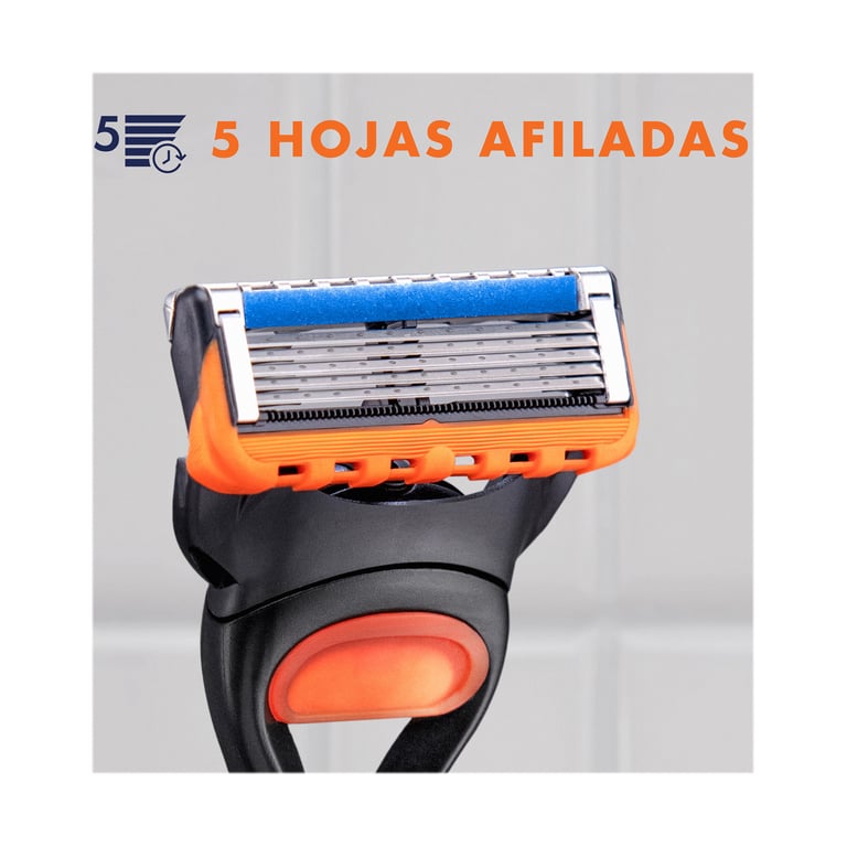Maquinilla Fusion5 + Hoja + Gel 200 ml de Gillette