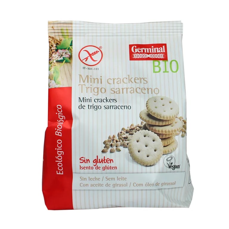 Mini Crackers Au Sarrasin Sans Gluten Bio