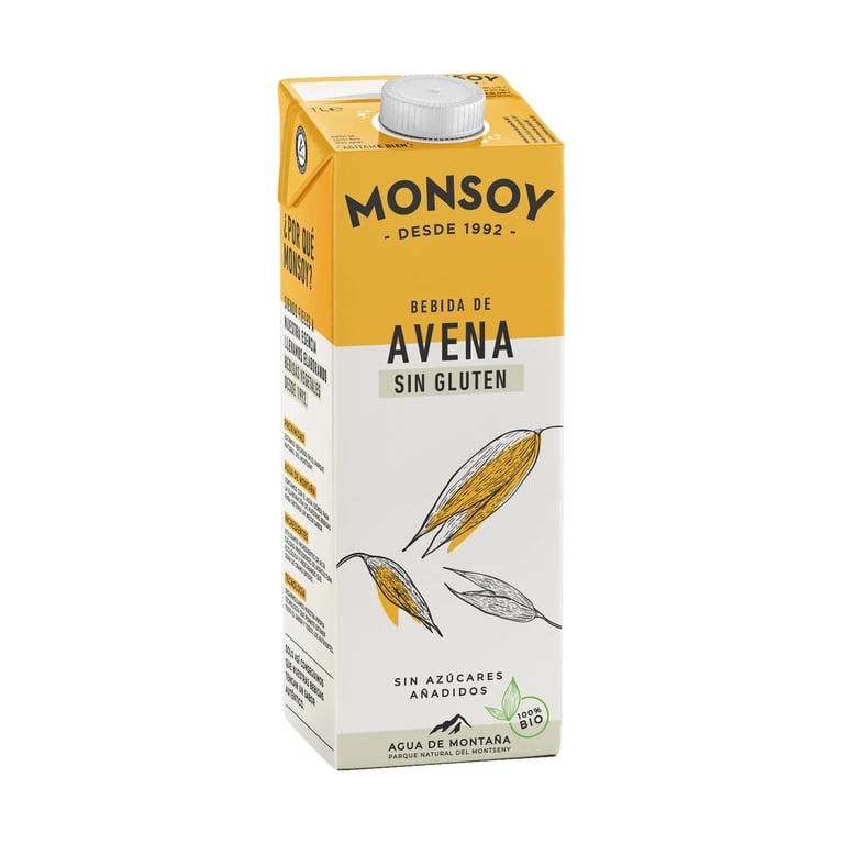 Bebida De Avena Sin Gluten Bio