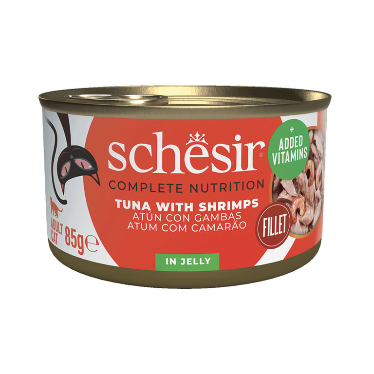 Comida Húmeda Para Gatos Atún Con Gambas 1 Lata De 85g