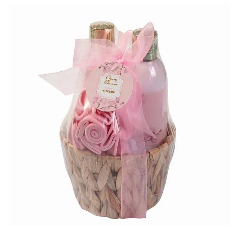 Set De Baño Flor De Cerezo