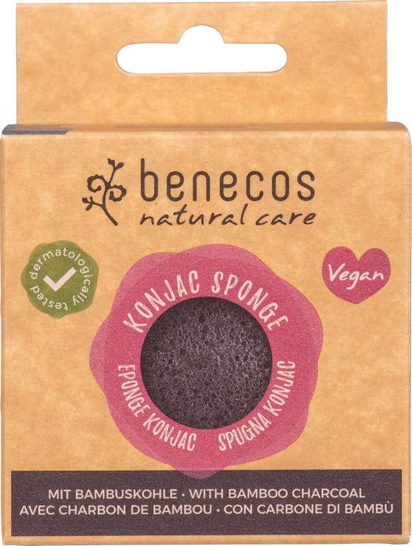 Esponja Natural de Konjac com Carvão - imagen 2 de 2