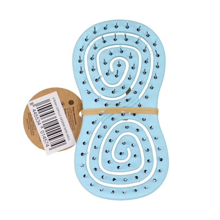 Cepillo Desenredador Mini Azul