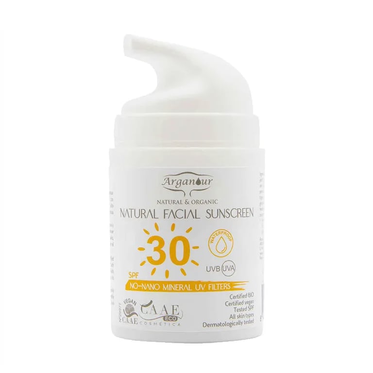 Natural Organic Facial Seunscreen SPF30